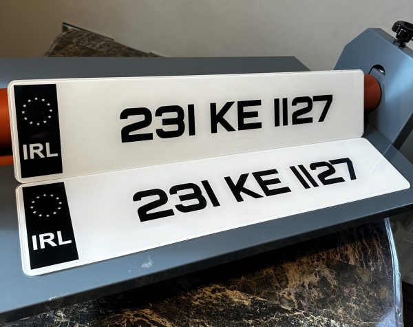 2D Sporty Metro Font Number Plates